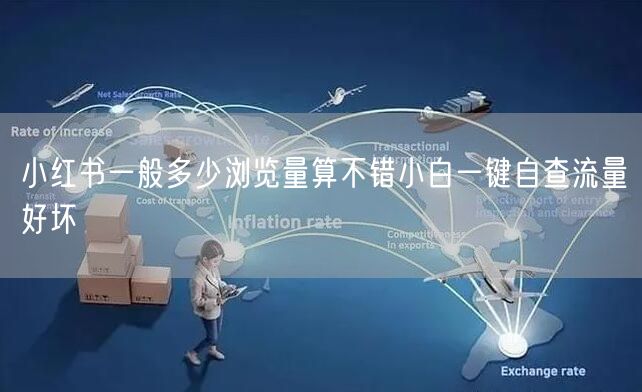 小红书一般多少浏览量算不错小白一键自查流量好坏