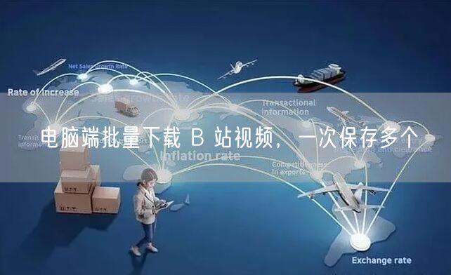 电脑端批量下载 B 站视频，一次保存多个