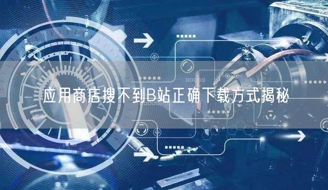 应用商店搜不到B站正确下载方式揭秘